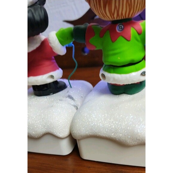 Hallmark Peanuts Gang Wireless Band Christmas Sound Light Show 2015 Set 4 WORKS! - Picture 10 of 12